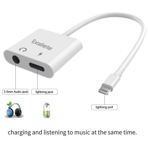 apple lightning headphone splitter